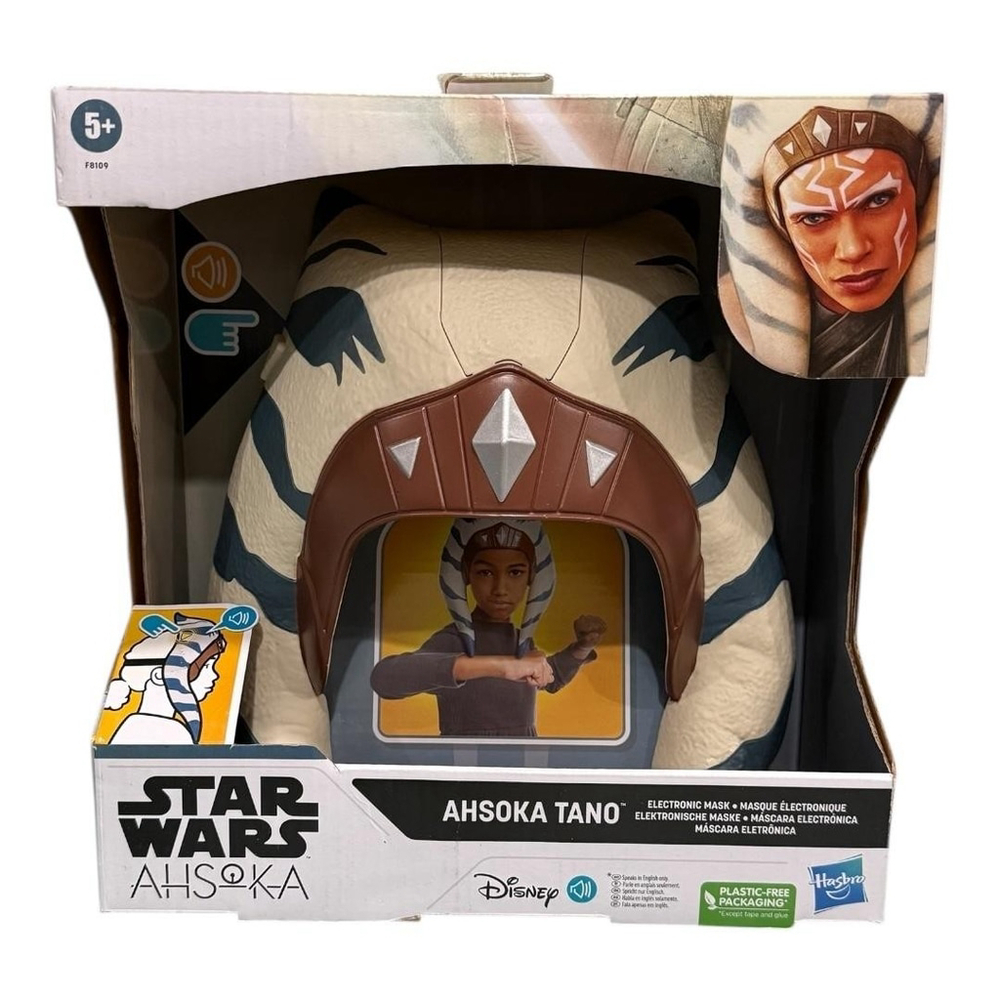 Star Wars Ahsoka Tano Electronic Mask Kids Roleplay Sounds Hasbro Disney 5+ Toy